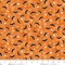 Fabric Henry Glass Glow in the Dark Orange Bats by the Quarter Yard Q2030G-33